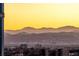 Scenic city view showcasing a distant mountain range on the horizon at 1700 Bassett St # 2117, Denver, CO 80202