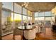 Bright living space featuring floor to ceiling windows with views of the city and the mountains at 1700 Bassett St # 2117, Denver, CO 80202