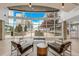 Lobby with modern furnishings, floor-to-ceiling windows, and courtyard views at 1700 Bassett St # 2117, Denver, CO 80202