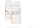 Detailed floor plan showcasing the layout of the main level, including living spaces and garage at 9928 Sylvestor Rd, Highlands Ranch, CO 80129