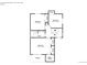 First floorplan displays bedroom layout with closets, bathroom, and balcony locations within this home at 11644 Community Center Dr # 126, Northglenn, CO 80233