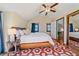 Bright bedroom with a king-size bed and wood flooring at 4401 S Lincoln St, Englewood, CO 80113