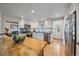 Modern kitchen with stainless steel appliances and granite countertops at 4401 S Lincoln St, Englewood, CO 80113