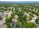 Aerial view of a neighborhood with lush green trees and well-maintained homes, showcasing the community at 2276 S Dover Way, Lakewood, CO 80227