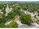 Aerial view of a residential area featuring tree-lined streets, well-maintained homes, and lush green spaces at 2276 S Dover Way, Lakewood, CO 80227