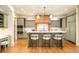 Stylish kitchen boasting a large island, modern appliances, and custom cabinets at 958 S Columbine St, Denver, CO 80209