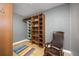 Walk-in closet with a wooden shelf at 1579 W Costilla Pl, Littleton, CO 80120