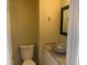 Cozy half bathroom with designer sink at 12020 E Canal Dr, Aurora, CO 80011