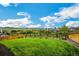 Expansive backyard offering serene views and plenty of room for outdoor activities at 1148 Sunlit Dr, Castle Rock, CO 80109