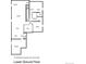 Lower level floor plan showcasing room dimensions, layout, and storage areas, offering a comprehensive view at 1148 Sunlit Dr, Castle Rock, CO 80109
