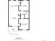 Detailed floor plan showcasing the layout, including the kitchen, dining area, living room, bedrooms, and bathrooms at 2190 S Holly St # 207, Denver, CO 80222