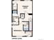 Upper level floor plan featuring primary suite, additional bedroom and two bathrooms at 6794 Merseyside Ln, Castle Pines, CO 80108