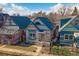 Charming home with unique architectural details and colorful accents at 3613 Julian St, Denver, CO 80211