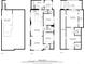 Floor plan featuring the layout of a two story home with bedroom, kitchen, and living spaces at 3613 Julian St, Denver, CO 80211