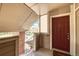 Welcoming front door with an outdoor landing area for a cozy and private entrance to the home at 4760 S Wadsworth Blvd # 302, Littleton, CO 80123