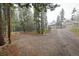 Surrounded by trees, the long private driveway leads to this amazing mountain home with an oversized garage at 1194 Camp Eden Rd, Golden, CO 80403