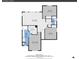 Detailed floorplan view of the bedrooms and common spaces, showcasing the home's layout at 11845 Mobile St, Commerce City, CO 80022