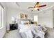 Spacious primary bedroom suite with tray ceilings and luxurious decor at 11845 Mobile St, Commerce City, CO 80022