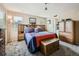 Cozy bedroom with a double bed and ample closet space at 11462 Iola St, Commerce City, CO 80640