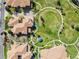 Stunning aerial view showcasing the meticulously landscaped community park and well-maintained homes at 6202 Kilmer Loop # 202, Golden, CO 80403