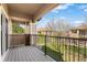 Inviting balcony with seating overlooking a green lawn, perfect for enjoying outdoor relaxation at 6202 Kilmer Loop # 202, Golden, CO 80403