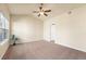 Spacious bedroom with vaulted ceilings, neutral walls, and plush carpeting perfect for a relaxing retreat at 6202 Kilmer Loop # 202, Golden, CO 80403