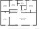 Floorplan view showing layout of storage, laundry, bath, bedroom, recreation room, and room areas at 6359 Brooks Dr, Arvada, CO 80004