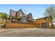Unique multi-level exterior with wood and stone details at 220 Wark Ave, Berthoud, CO 80513