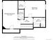 Basement floor plan showing recreation room, utility room, bedroom and bath at 4112 Brandon Ave, Broomfield, CO 80020