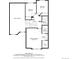 Upstairs floor plan showing bedrooms, hall, and multiple bathrooms at 4112 Brandon Ave, Broomfield, CO 80020