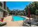Community pool with lounge chairs and manicured landscaping, perfect for relaxation at 3260 47Th St # 205A, Boulder, CO 80301