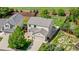 Beautiful aerial view of home showcasing lush backyard and manicured landscaping at 19410 E Ithaca Pl, Aurora, CO 80013