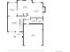 Main level floor plan showcasing the kitchen, living room, dining room, Gathering room, garage and porch at 19410 E Ithaca Pl, Aurora, CO 80013