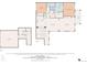 Detailed floor plan showcasing a two-story home with a kitchen, living room, and garage at 6292 Kilmer Loop # 201, Golden, CO 80403
