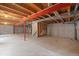 Unfinished basement is framed and ready for customization, offering an opportunity to create an ideal recreational space at 10933 E 115Th Pl, Commerce City, CO 80640