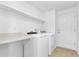 Efficient laundry room with modern appliances and ample counter space, offering practicality and convenience at 10933 E 115Th Pl, Commerce City, CO 80640