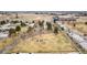 Elevated view showcasing a Gathering-friendly townhome community, complete with green spaces and a playground at 5721 W 92Nd Ave # 53, Westminster, CO 80031