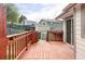 View of the spacious deck overlooking the backyard and neighborhood at 9380 Raleigh Ct, Westminster, CO 80031