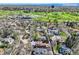 Lovely aerial view of home near Denver Country Club with the Rocky Mountains in the background at 171 N Franklin St, Denver, CO 80218