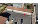 Aerial view indicating garage parking availability within the complex at 5402 Carr St # 307, Arvada, CO 80002