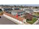 Aerial view pointing to the garage location within a residential complex at 5402 Carr St # 307, Arvada, CO 80002