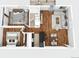 3D floor plan showcasing the layout of the living room, kitchen, bathroom, and bedrooms at 5402 Carr St # 307, Arvada, CO 80002