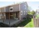 View of the backyard and patio area, perfect for outdoor entertaining and relaxation at 2517 S Genoa St, Aurora, CO 80013