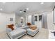 Finished basement with an entertainment area and comfortable seating at 3636 Sublime Ct, Castle Rock, CO 80108