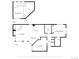 Complete floor plans of the home's first and second floors, showing layout with kitchen, living room and loft at 4779 White Rock Cir # B, Boulder, CO 80301