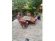 Outdoor patio area featuring a cozy seating around a fire pit perfect for gatherings at 9758 Red Oakes Dr, Highlands Ranch, CO 80126