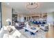 Open-concept living area with dining area, kitchen, and comfortable seating arrangement at 8864 S Quemoy Ct, Aurora, CO 80016