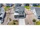 Aerial view of a home with a well-manicured yard and a two-car garage at 1168 Elbridge Dr, Elizabeth, CO 80107