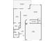 Main floor plan featuring a covered patio, kitchen, dining area, living room, garage, foyer, bathroom and pantry at 1168 Elbridge Dr, Elizabeth, CO 80107