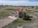 Expansive property with an aerial view showing home, surrounding landscape, and neighborhood at 40900 Red Fox Cir, Elizabeth, CO 80107